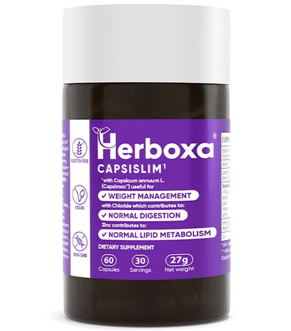 Herboxa Capsislim metabolism blend 60 capsules with cayenne and green tea